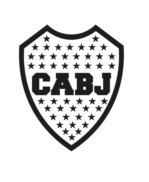 Boca Juniors marcado en cuero